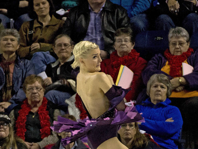 10/31: Viktoria Helgesson has a wardrobe malfunction at Skate Canada.
