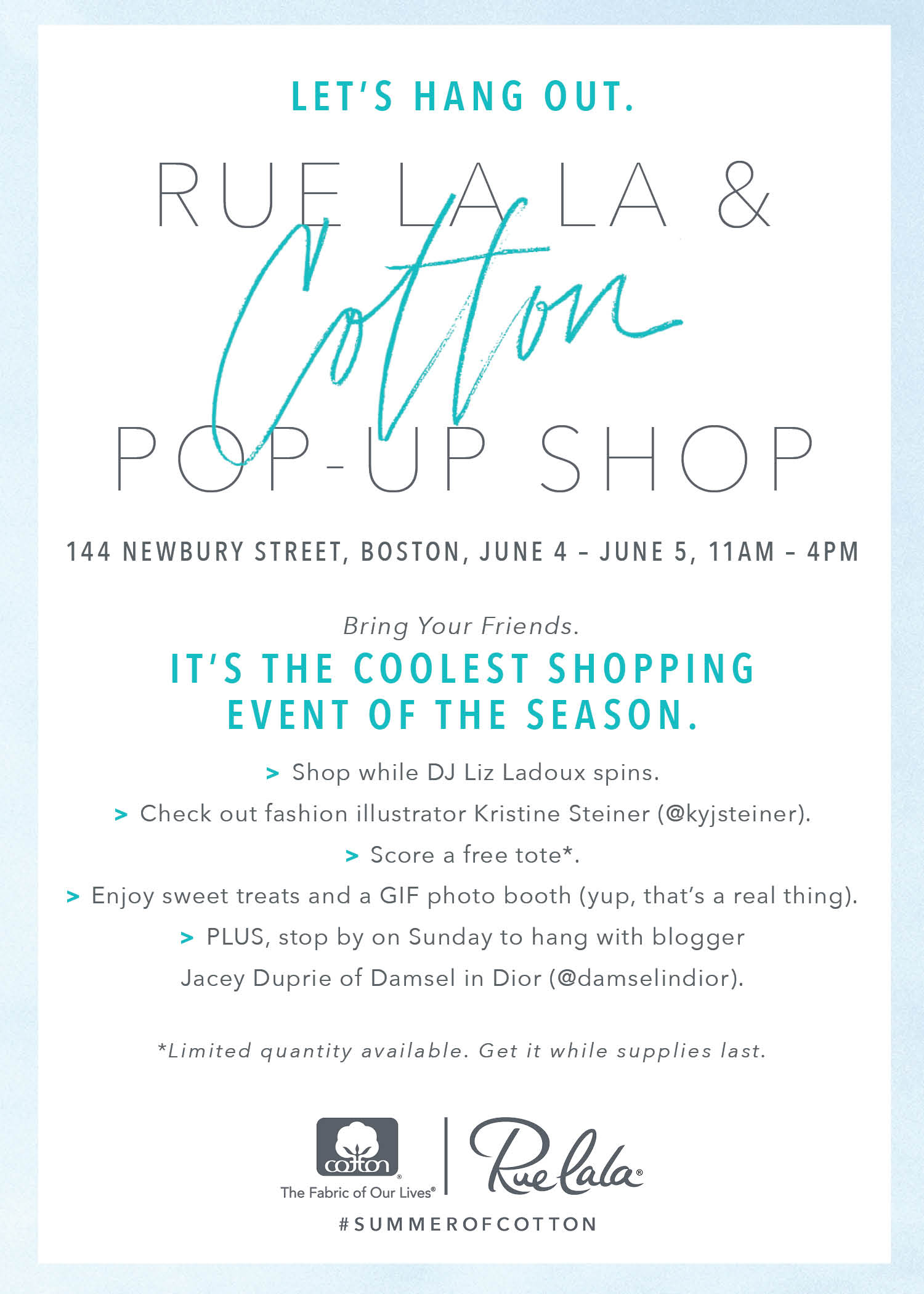 Pop-Up Shop: Rue La La 