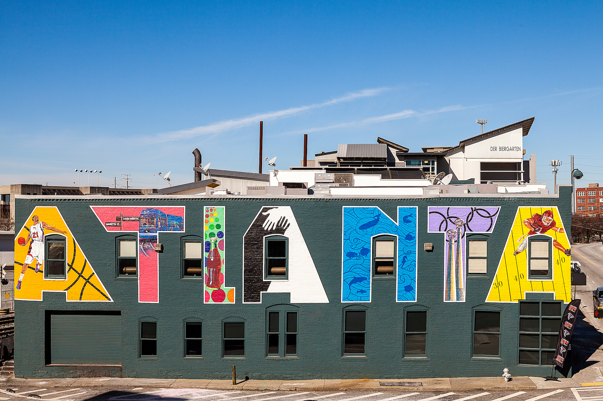 ATLANTA mural in Downtown Atlanta