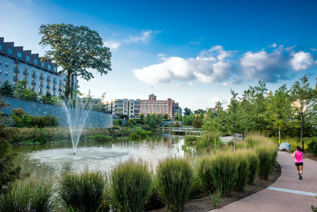 Historic Fourth Ward Park Fountain