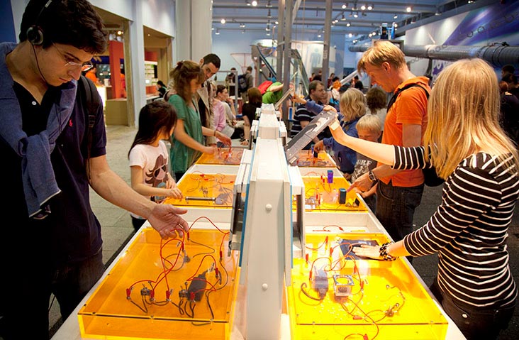 Interactive galleries at the Science Museum