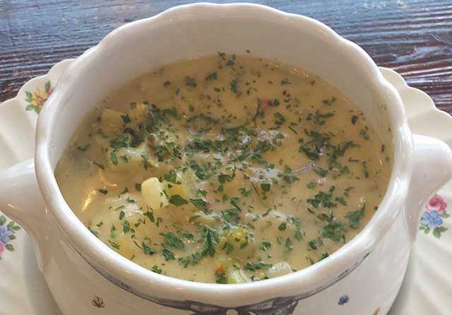 Le Petit Marche menu moms soup