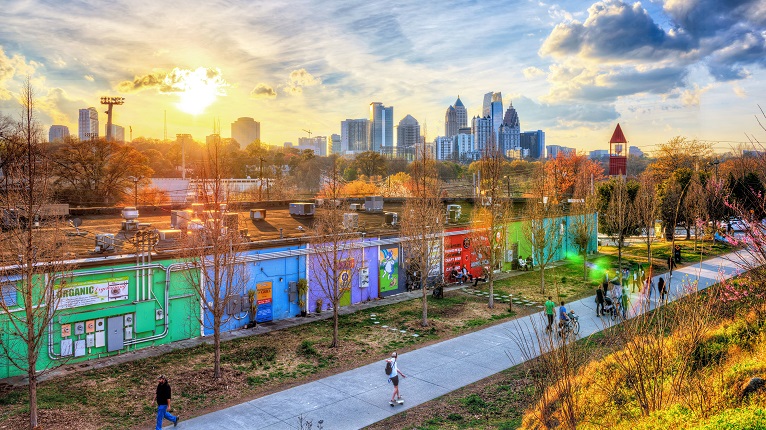 Atlanta Beltline Skyline